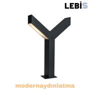 Lebis Kayı 60 cm Ledli Bollards Bahçe Aydınlatma Armatürü