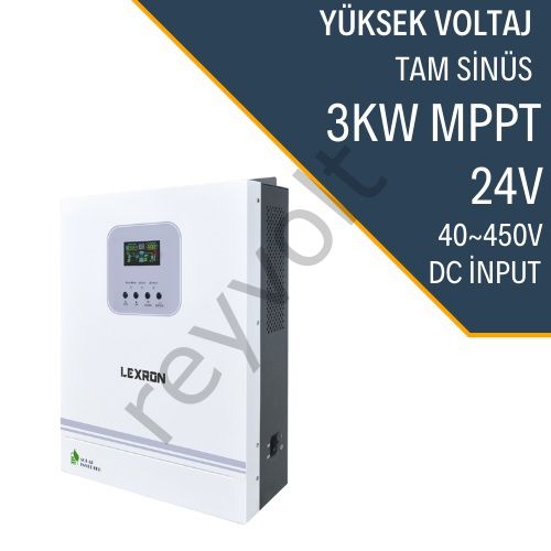 LEXRON 3KW HV MPPT 40-500 PV INPUT AKILLI İNVERTER