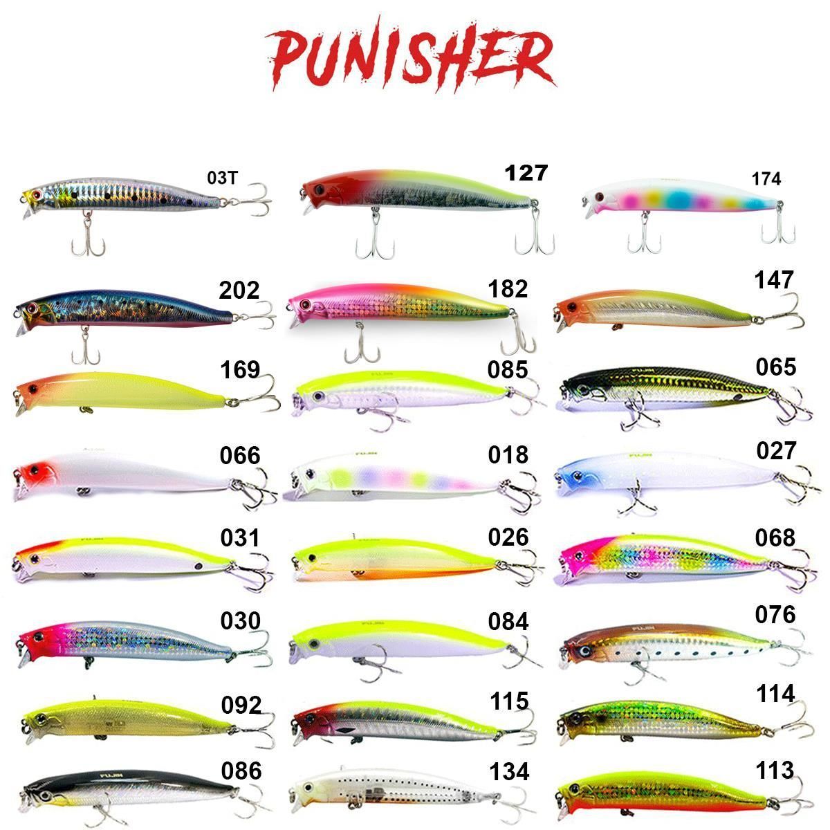 Fujin Punisher Maket Balık PN105SW - 027 Chili