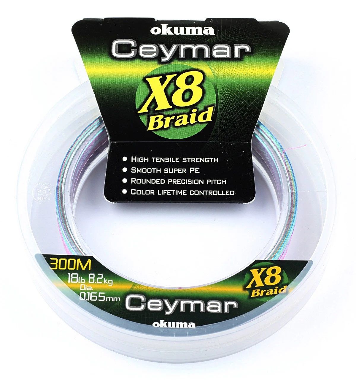Okuma Ceymar (Multı Color)150mt 8 Kat Örgü İp 0,165 mm