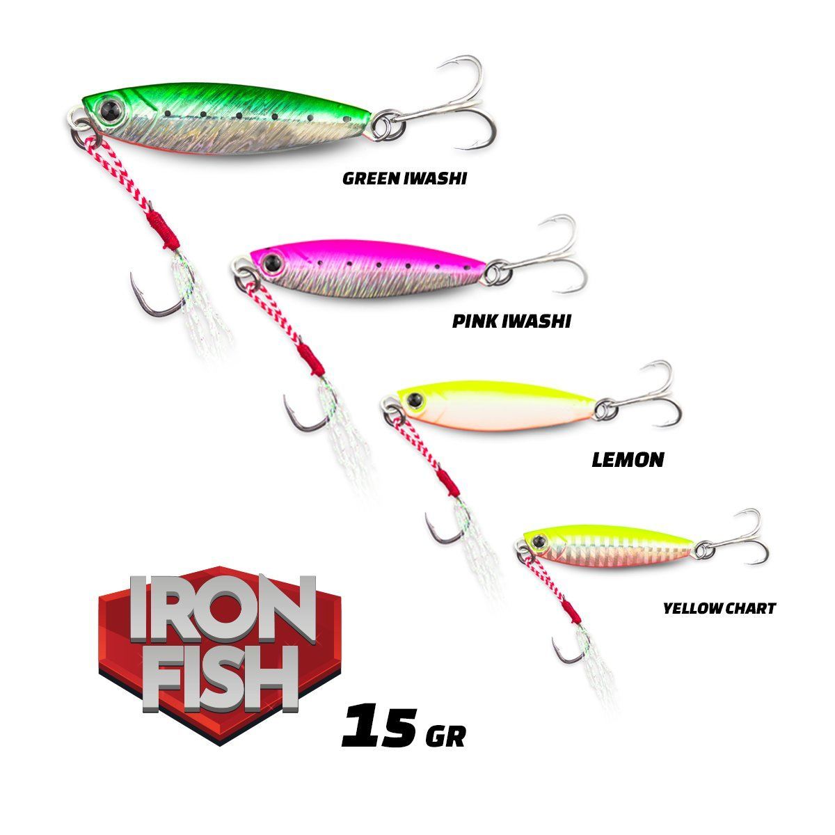 Fujin Iron Fish 15gr 55mm Jig Yem - LEMON