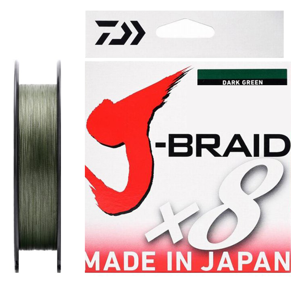 Daiwa JBraid 8B Koyu Yeşil 150m İp Misina 0,16 mm