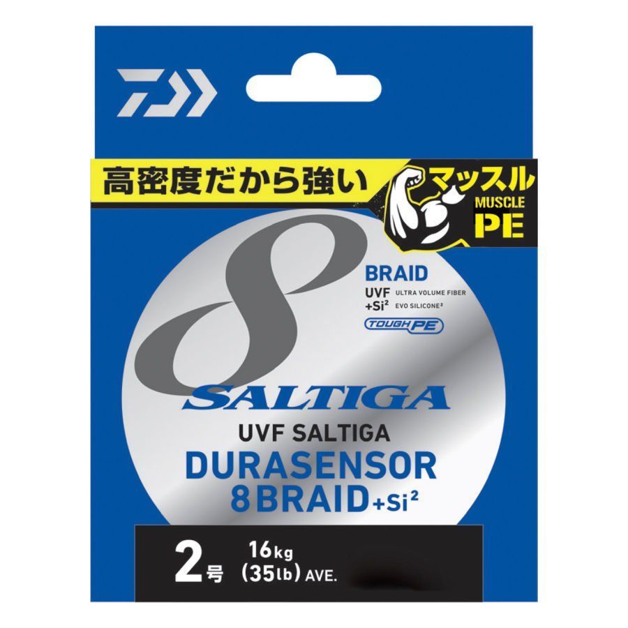 Daiwa Saltiga 8 Braid Dura 300m Multicolor İp Misina 0,16 mm