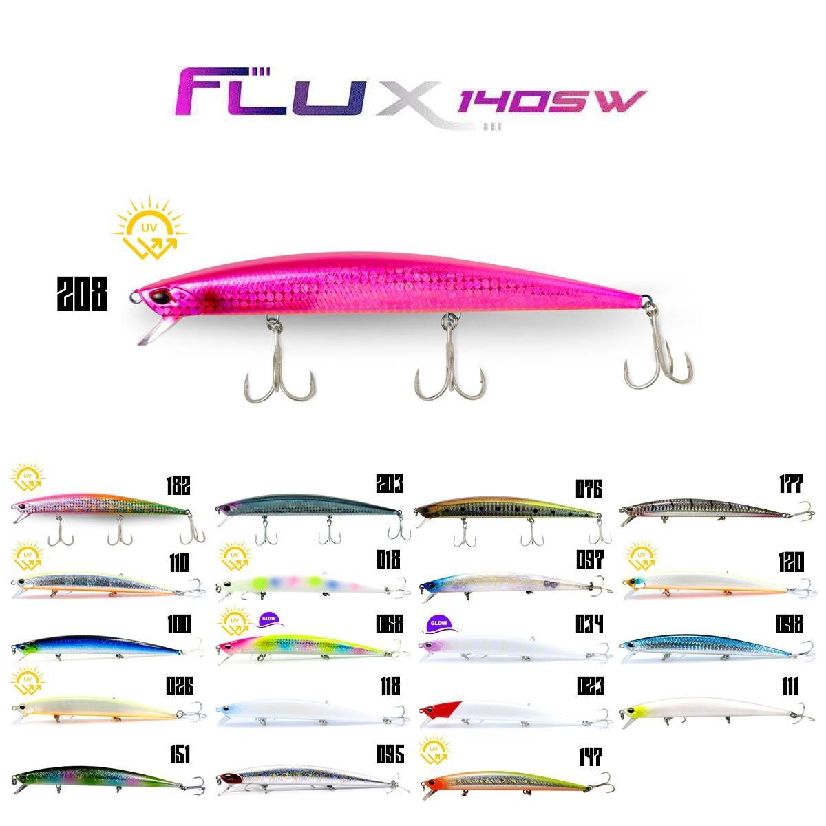 Fujin Flux 140mm 18gr Floating Maket Balık - 120 Nacre Lemon