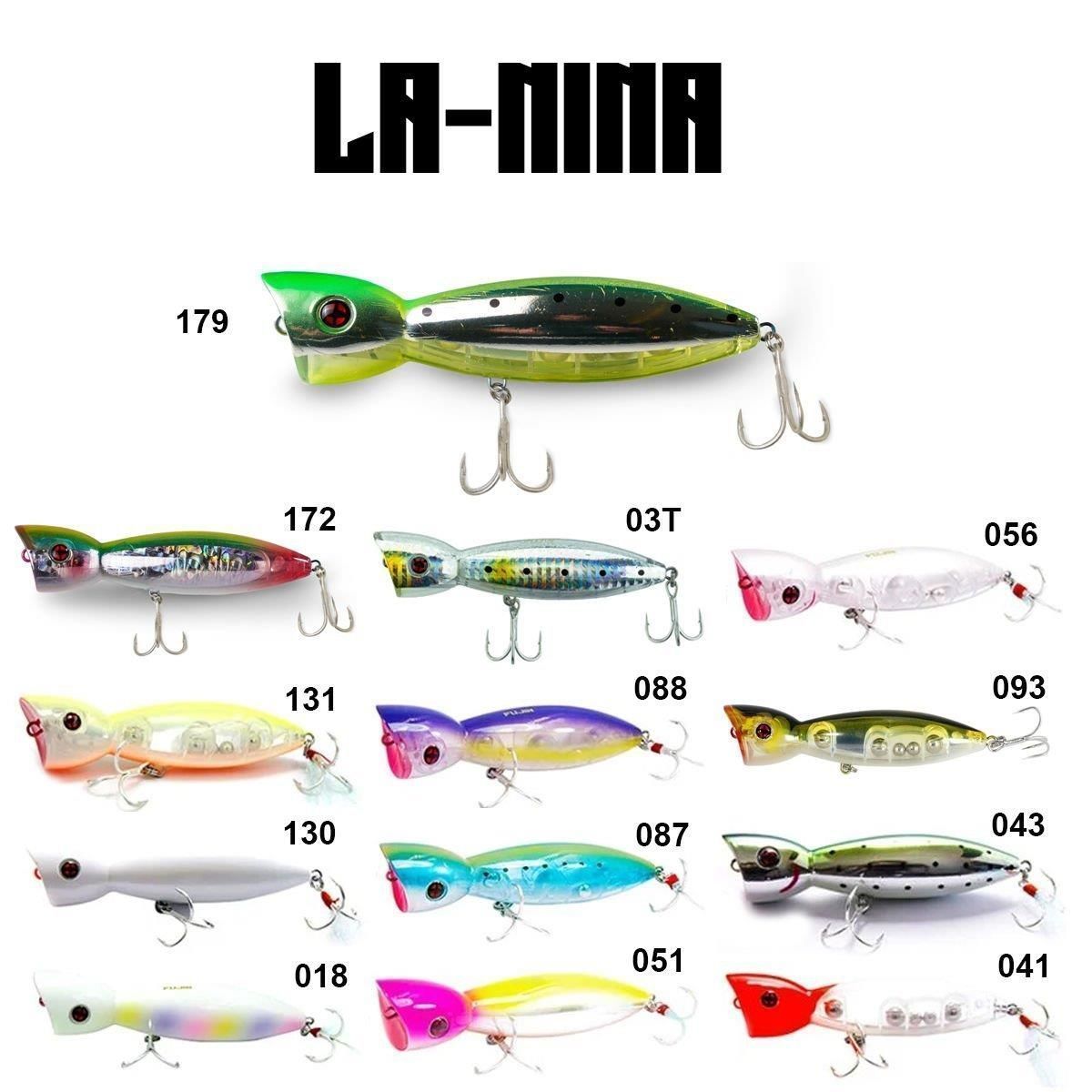 FUJIN La-Nina Maket Balık Su Üstü Popper - 179 UV Green Sardine