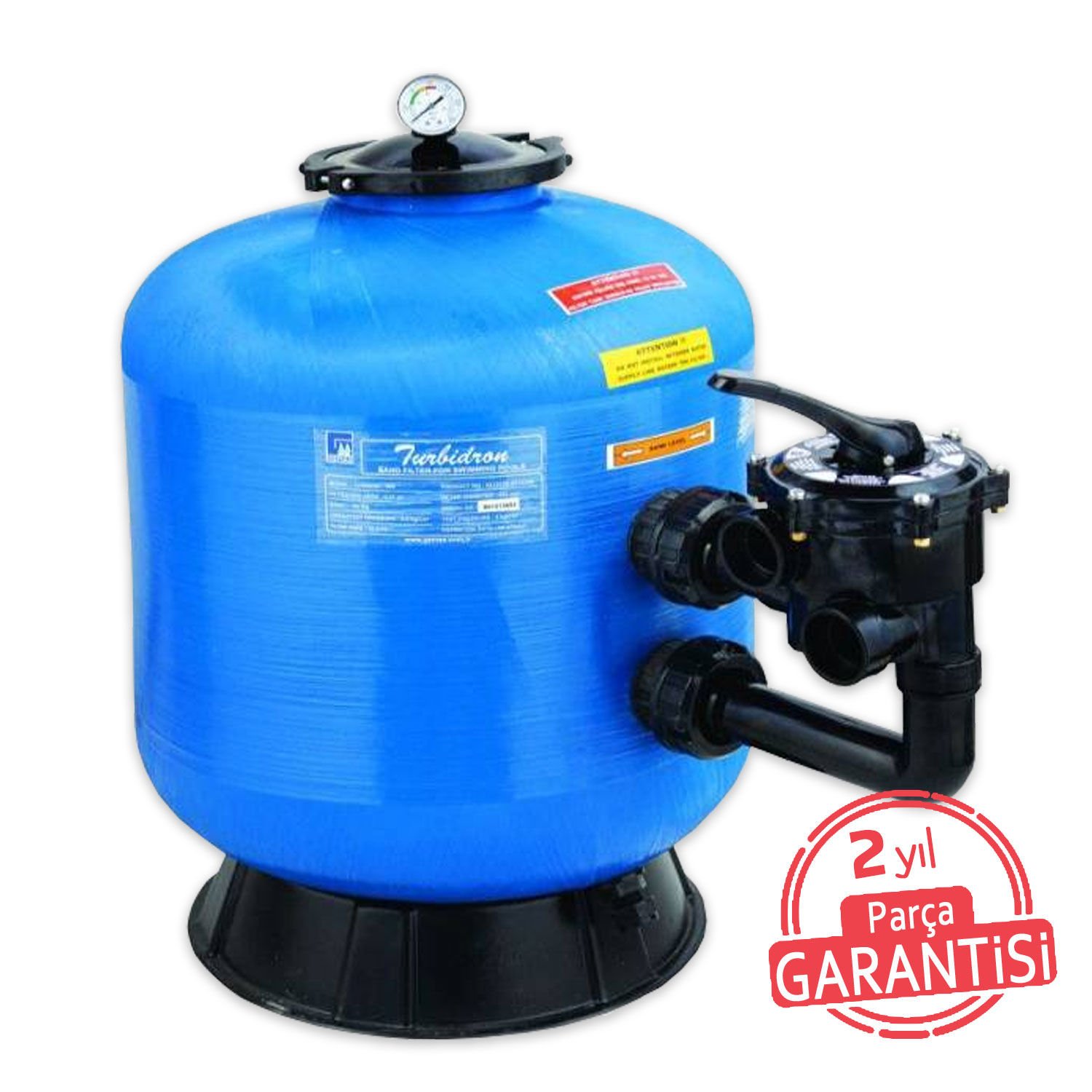 Turbidron-CL - Ø400 mm - 1,5'' Yandan ÇYV. 6,30 m³/h