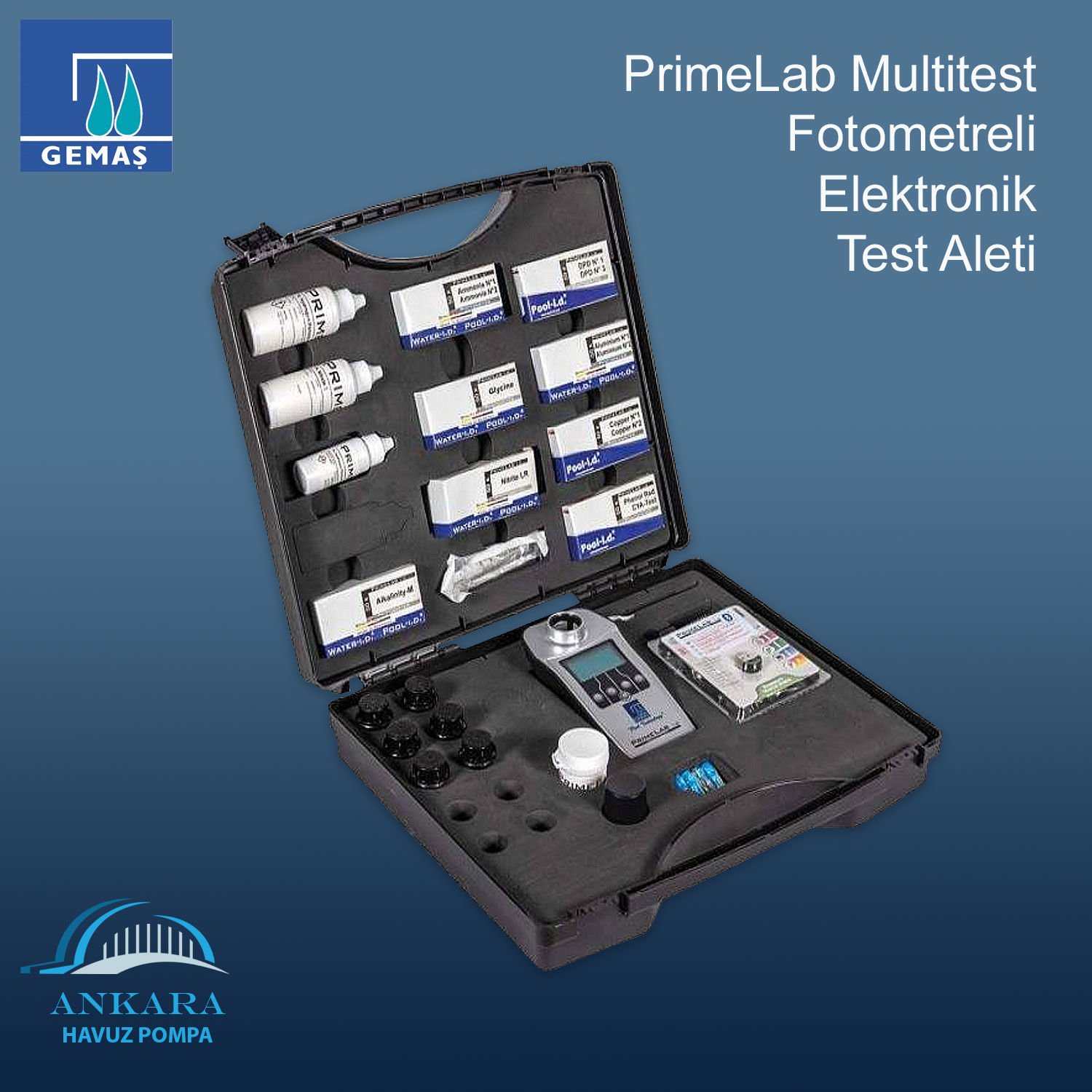 Primelab Multitest Fotometreli Elektronik Test Aleti