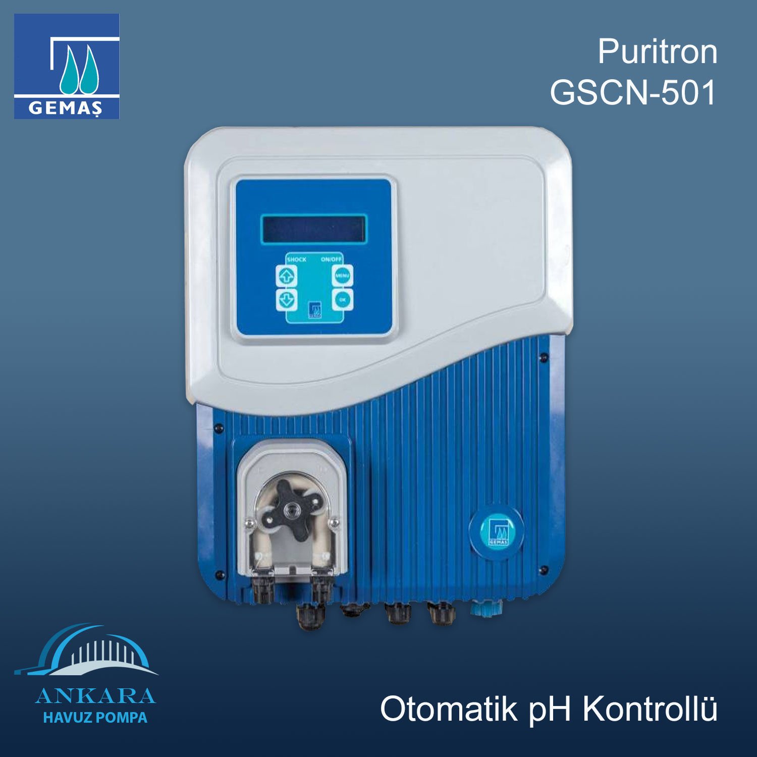 Puritron GSCN-501, pH Kontrollü Tuz Klor Jeneratörü