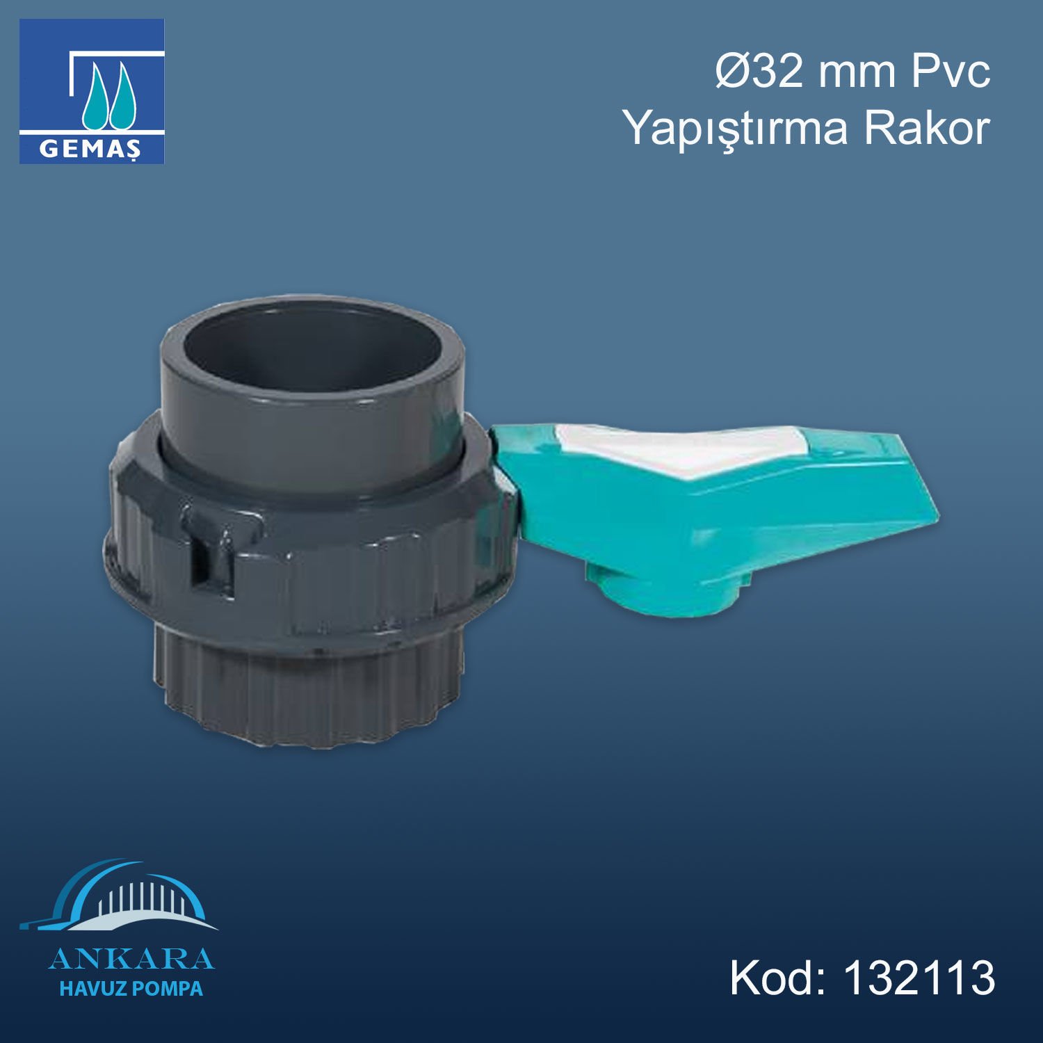 Ø32 Pvc Yapıştırma Dişli Rakor