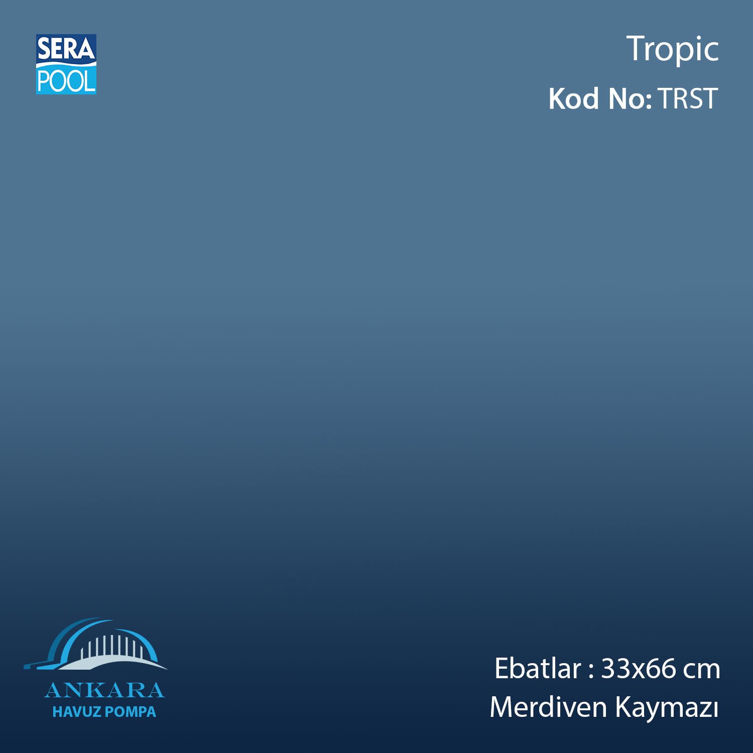Tropic 33x66 cm Merdiven Kaymazı