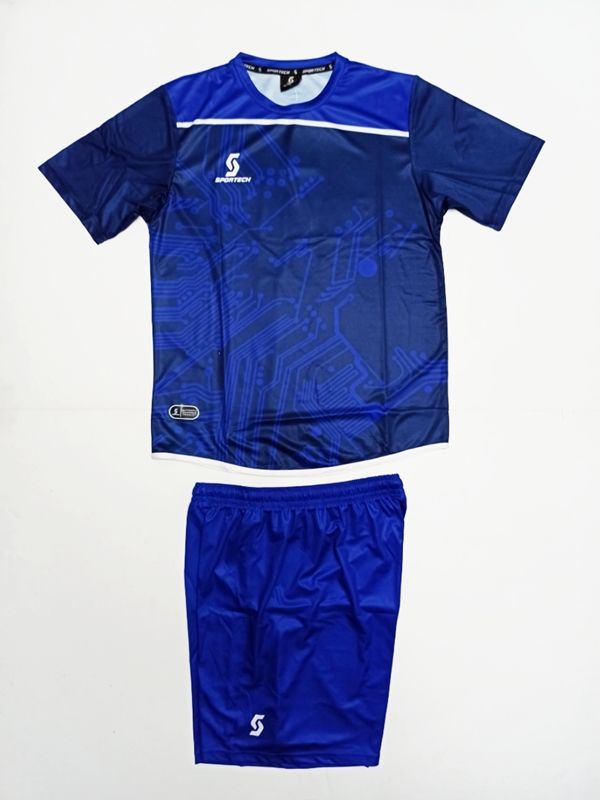 Sportech Mavi-Beyaz Forma Takımı (İsim Yazılır) K0135