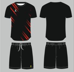 Sportech Siyah Forma Takımı (İsim Yazılır) K0137
