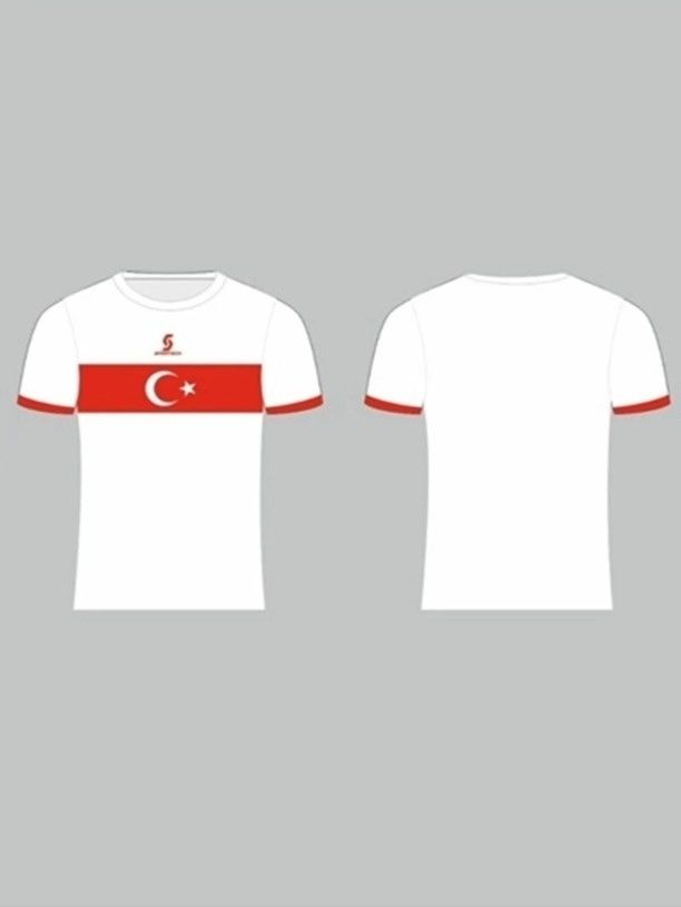 K0140 Türkiye Milli Takım Forması TEK ÜST (Tek Kelime Isim Yazılır)
