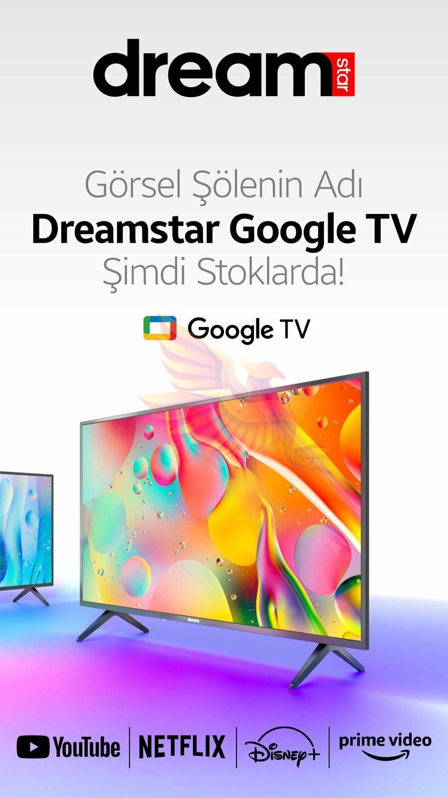 DREAMSTAR 82 Ekran Google Android TV