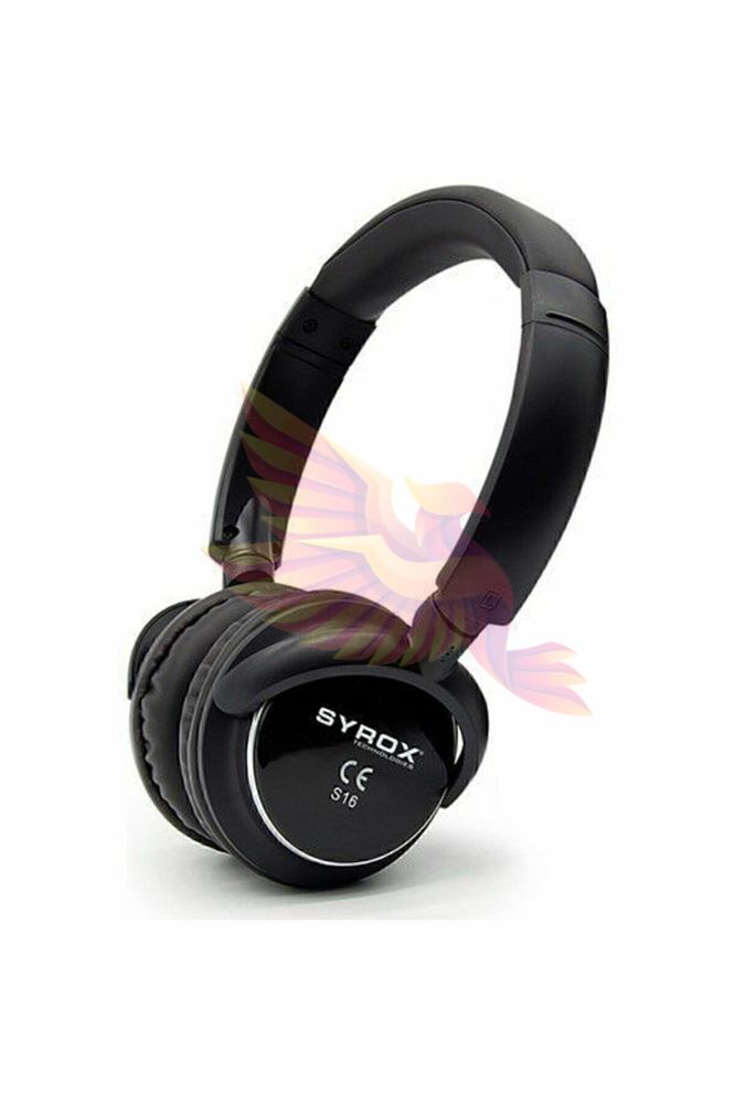 Syrox Kulaküstü Kablosuz Bluetooth Kulaklık Hafıza Kartı Girişli S16 Siyah