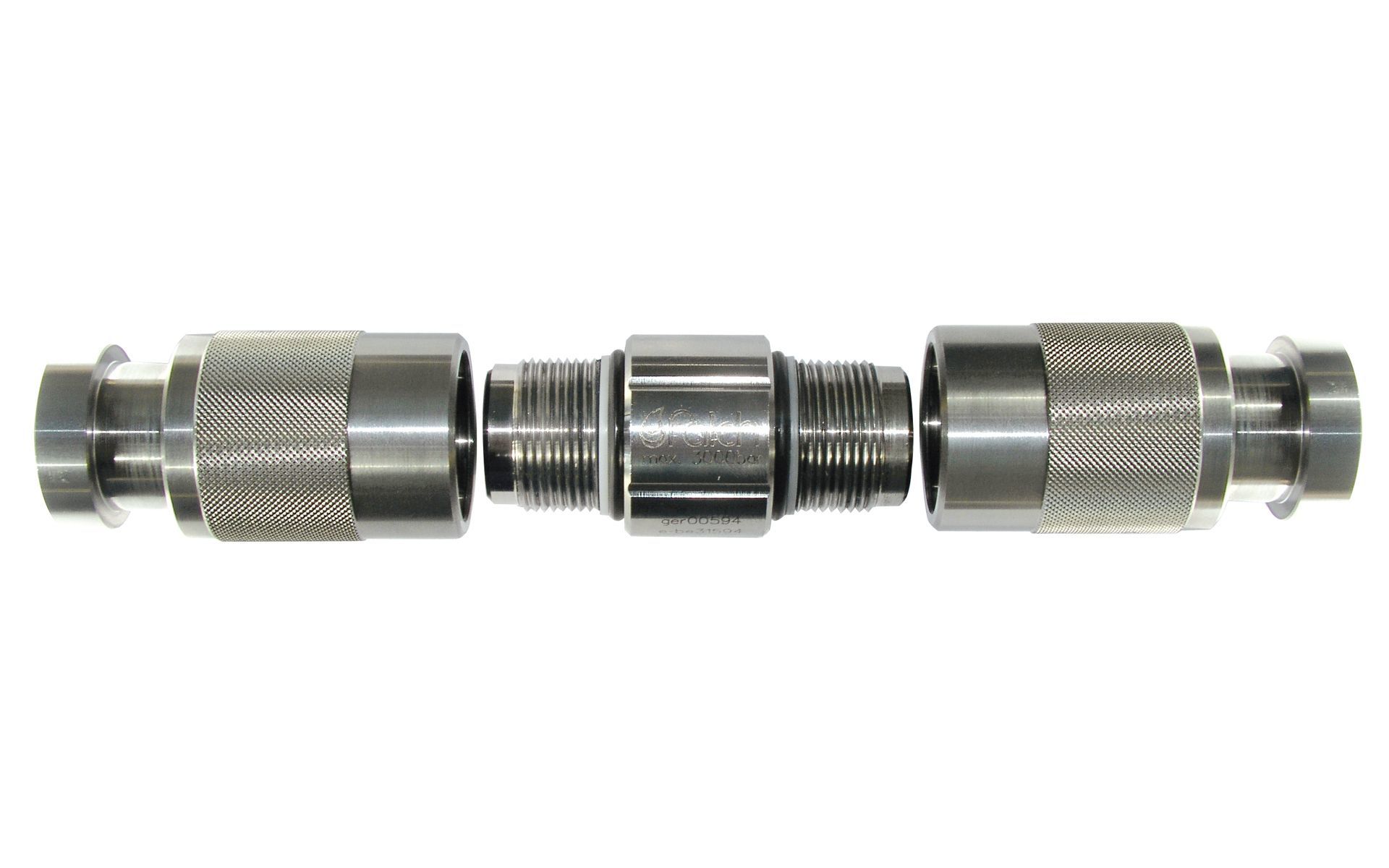 Screw connection quicklock 3000 bar, 9/16''unf-lh x quicklock for high pressure hose