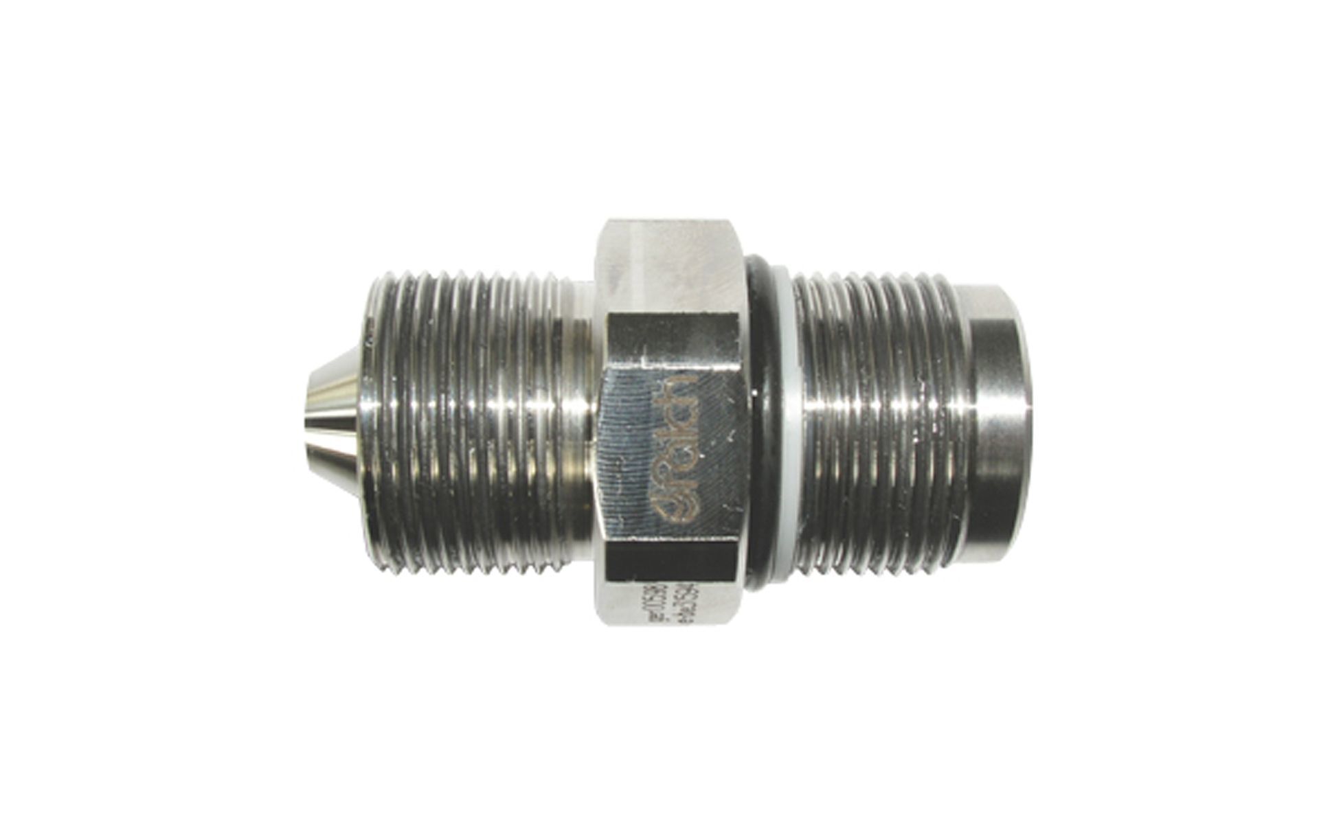 Double nipple quicklock 3000 bar M26 outer thread x quicklock for machine/ gun