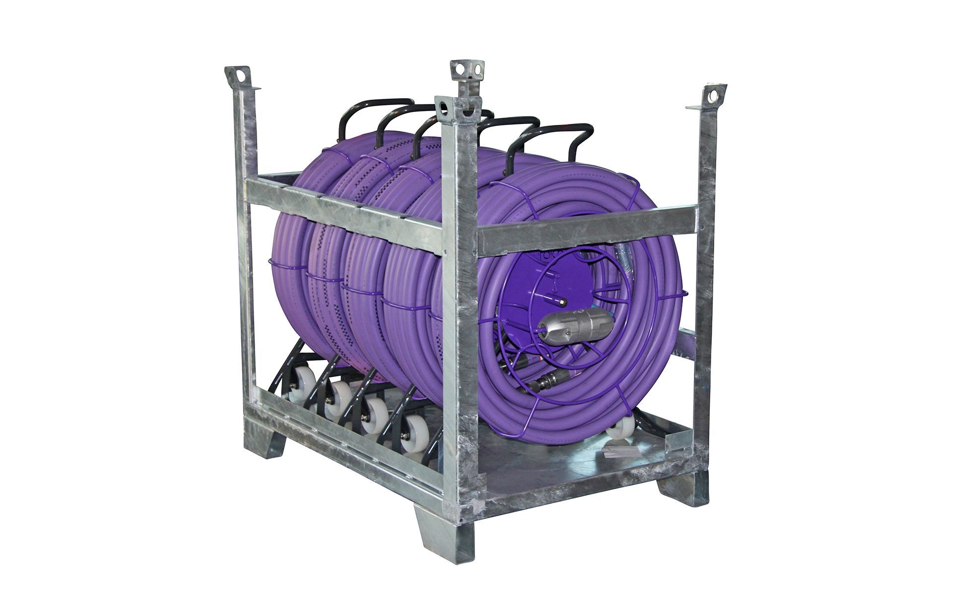 High pressure hose nonstop 25 ph, 2500 bar, 70 °C, DN8, 9/16''unf-lh ot x 9/16''unf-lh