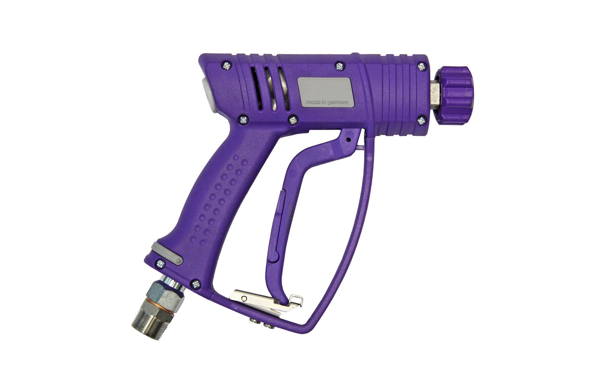 High pressure gun 5, 500 bar, 155 °C, M22 outer thread x M22 inner thread, safety plus