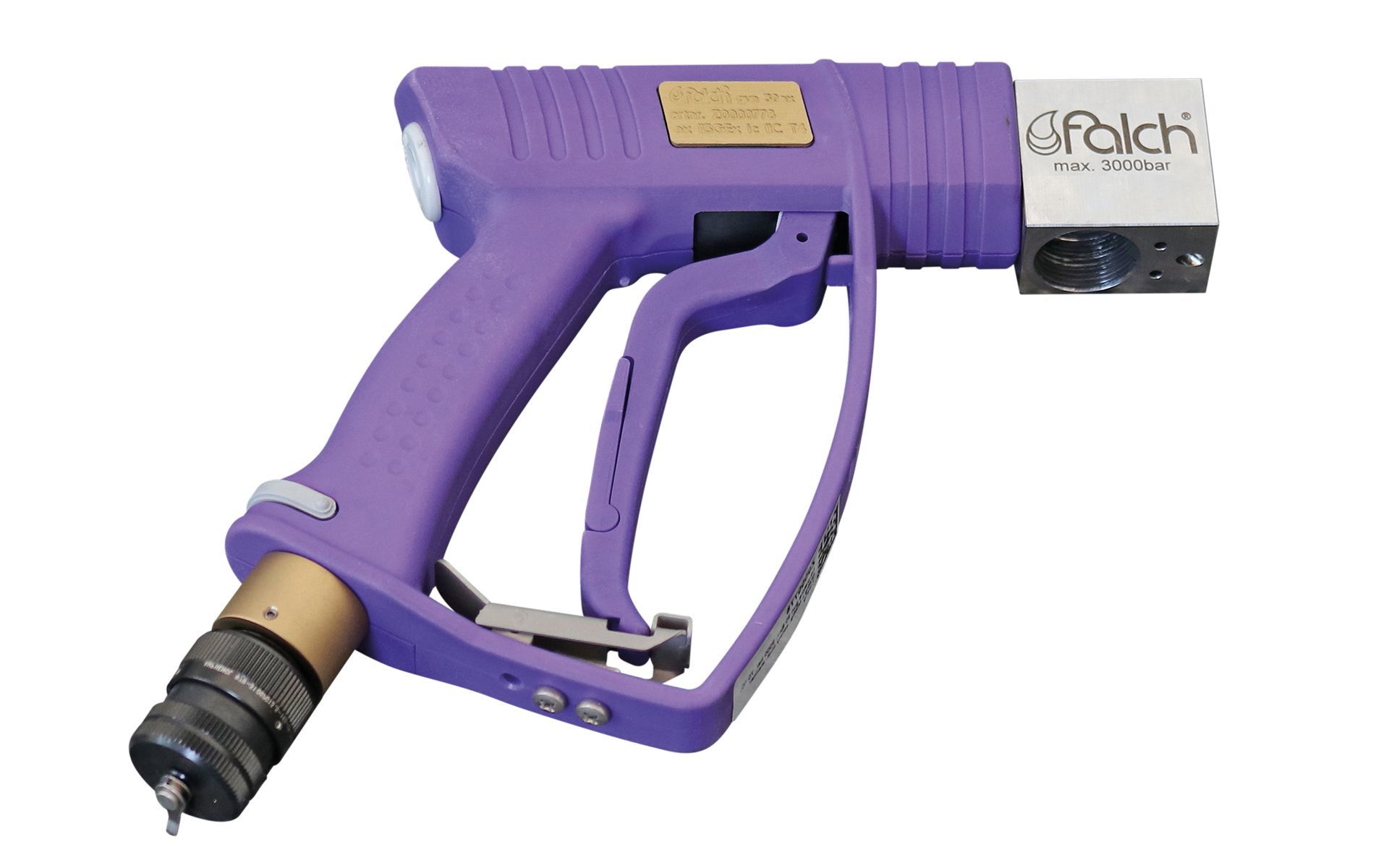 High pressure gun 30, Ex-i, 3000 bar, 70 °C, M26 inner thread x M26 inner thread, safety