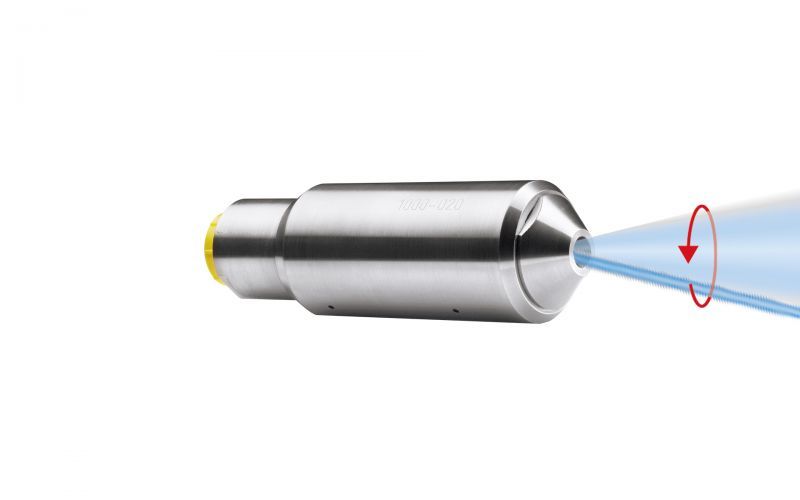 Rotor nozzle pointspeed 12 one 1200 bar, 70°C, M24 inner thread, nozzle size 021 20° v2a