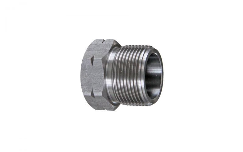 Pressure screw 3000 bar, M26 outerthread x iØ14,6/ 24 mm antivibration