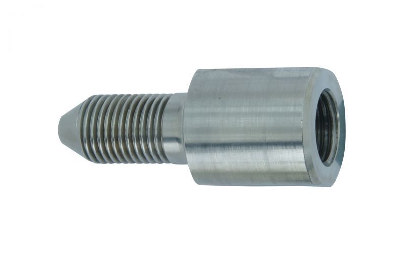 Reduction 3000 bar 9/16''unf-lh inner thread x M14-lh outer thread