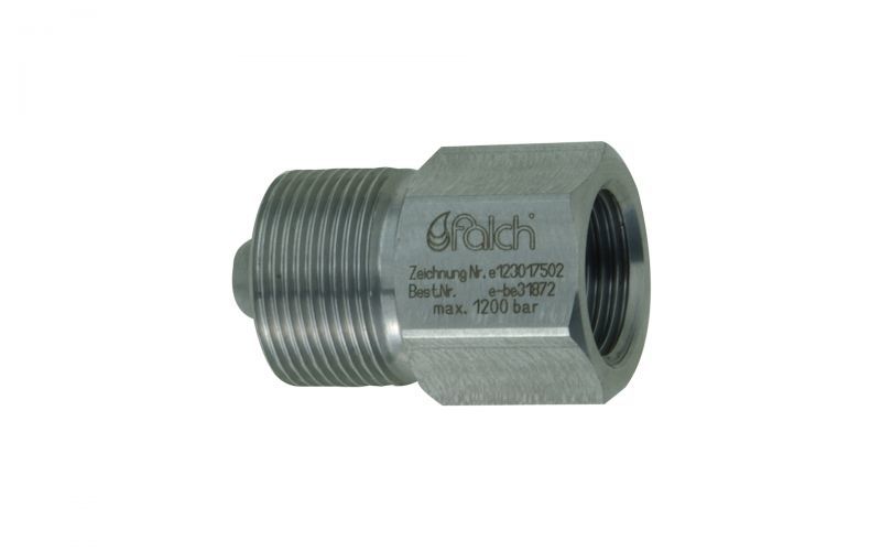 Reduction 1500 bar, 1/2'' inner thread x M26 outer thread