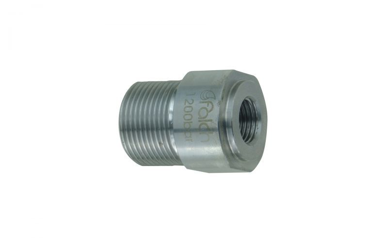 Reduction 1500 bar, 1/4'' inner thread x M24 outer thread