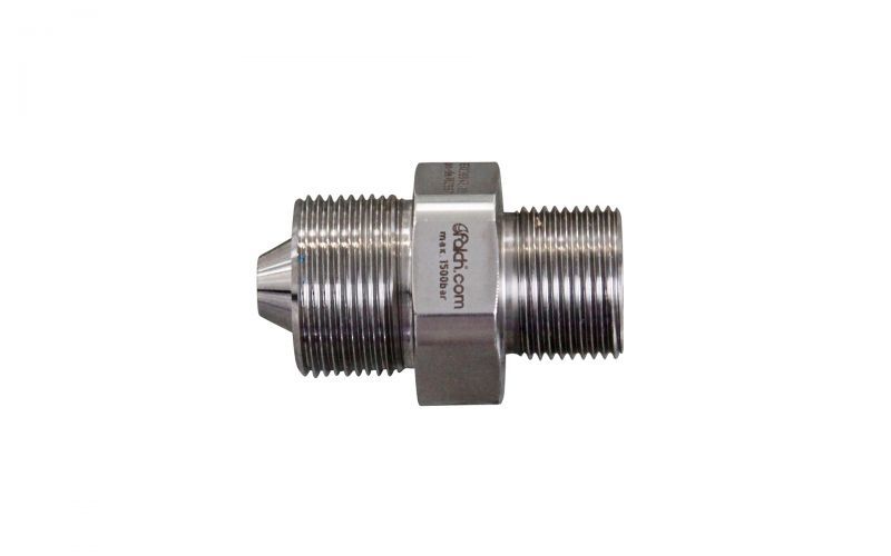 Double nipple 1500bar, M26 outer thread x M24 outer thread dko for uraca hp-hose