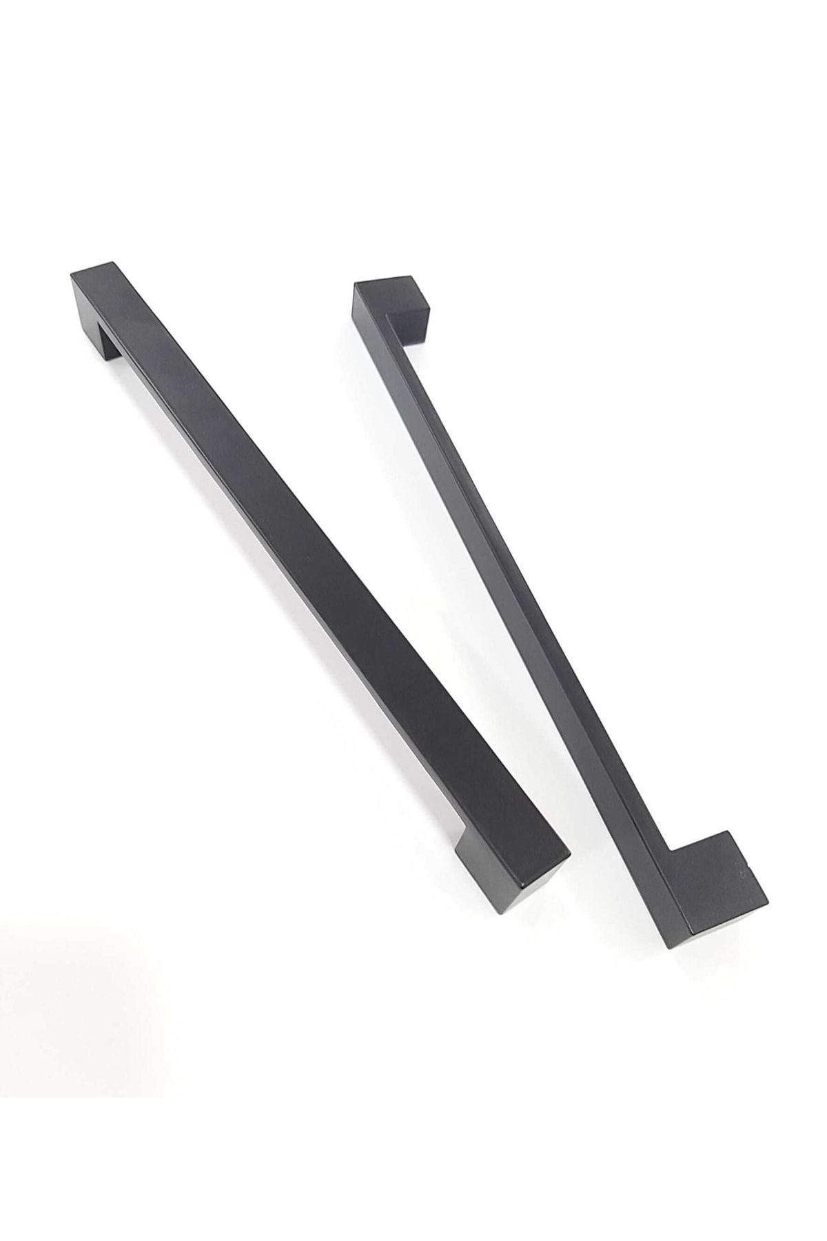 3 Adet 224 mm Te-kare Kulp Çekmece Dolap Mobilya Kulpu Mat Siyah