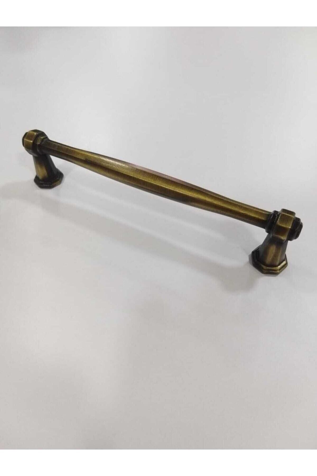 Sütun Kulp 224 Mm Antik Sarı Mobilya Vestiyer Çekmece Dolap Kulbu