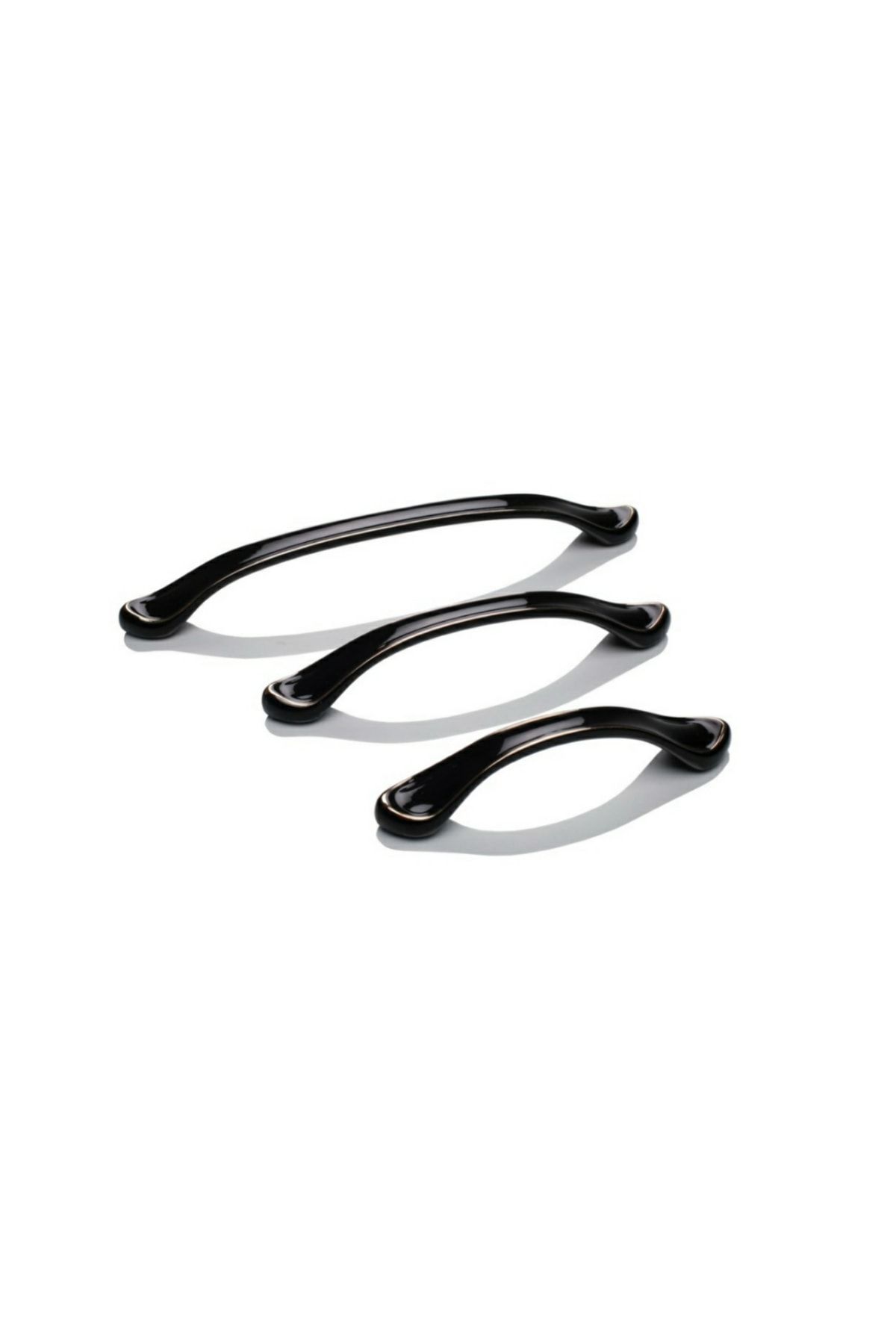 Ventus Kulp 1037.128.fbk Siyah-altın Yaldız Rustik Mobilya Çekmece Dolap Kulbu 128mm