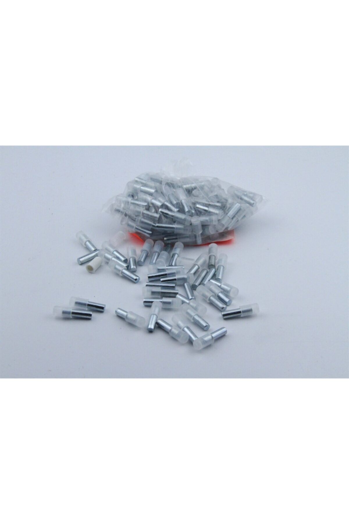 Plastik Başlı Metal Raf Pimi Şeffaf 50 Adet