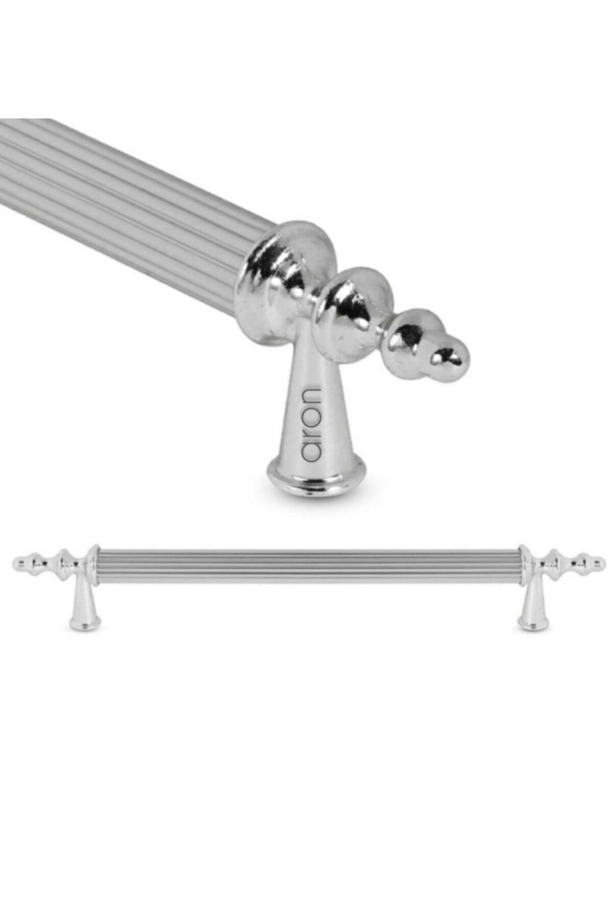 (2 ADET) Asos Krom Kulp 96mm Mobilya Vestiyer Çekmece Dolap Kulpu 96mm