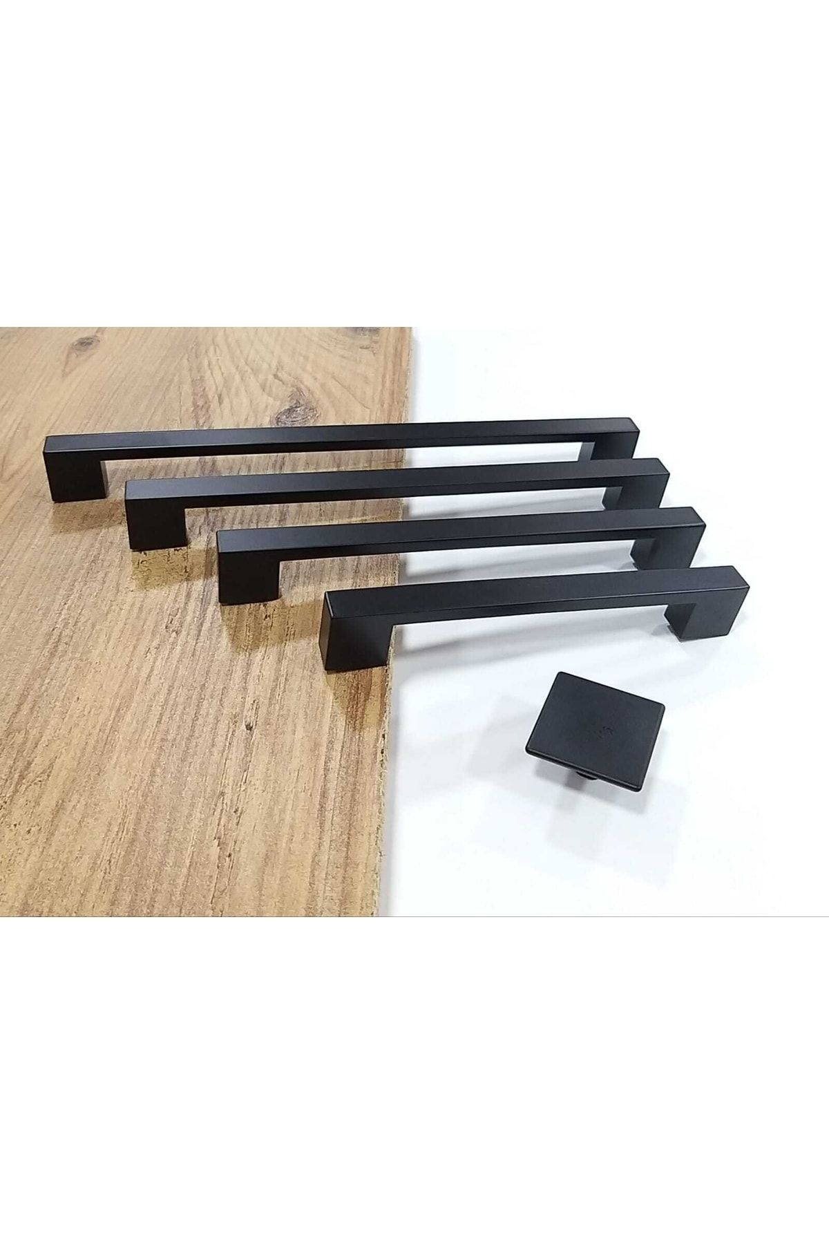 Sofuoğlu Yakut 12mm Mat Siyah Kulp Çekmece Kapak Mutfak Tv Ünite Konsol Kulpu **128mm**