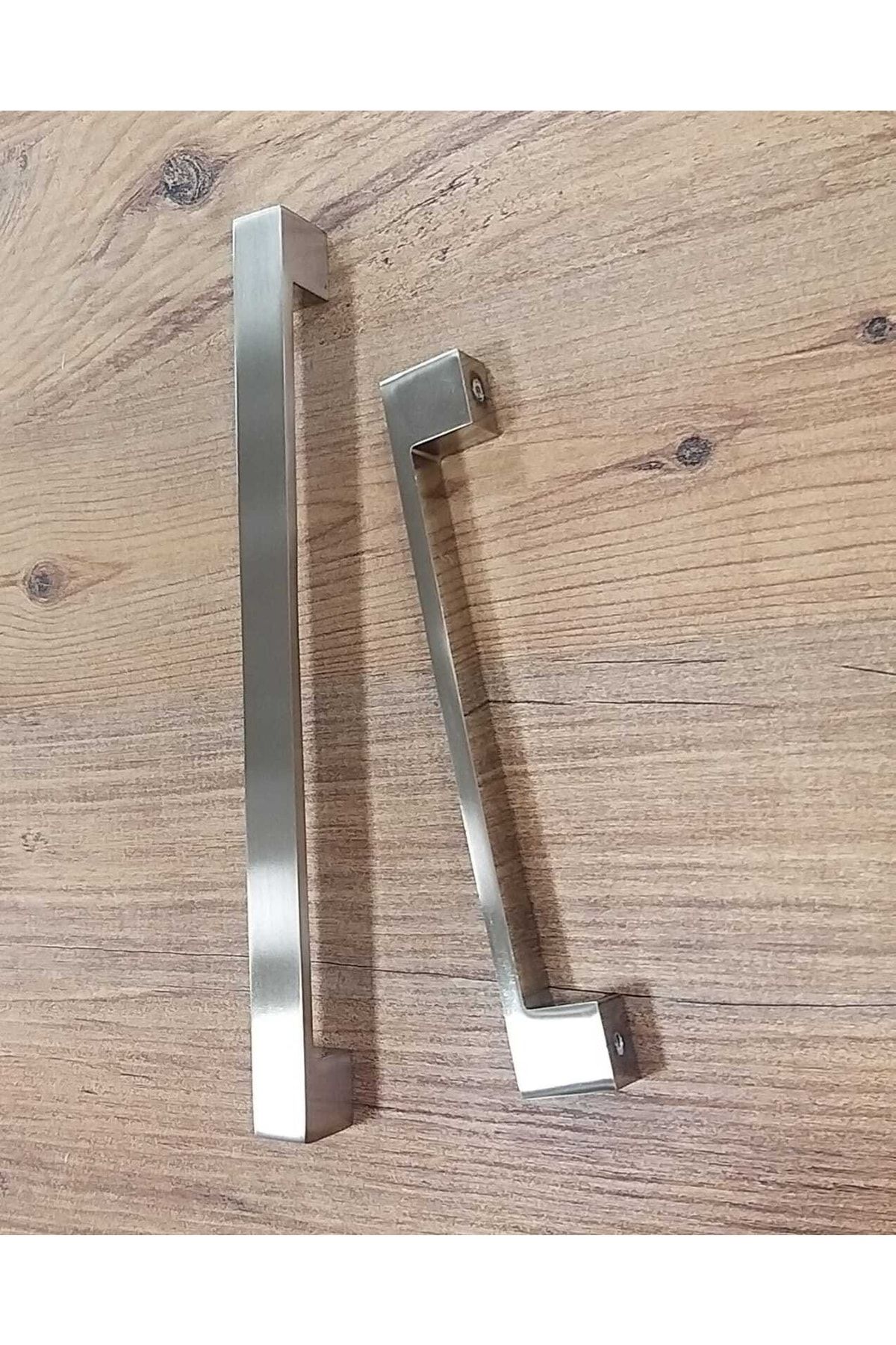 16mm Poyraz Kulp Inox **224mm** Çekmece Kapak Mutfak Tv Ünite Konsol Şifonyer Kulpu **224mm**