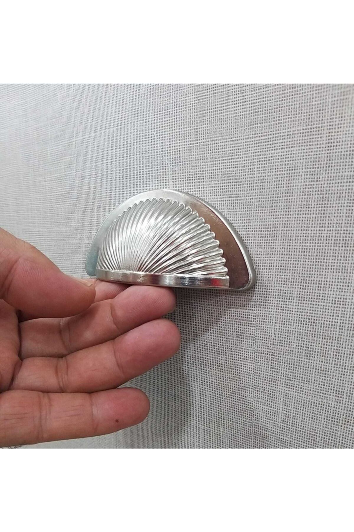 Metax Yelken Midye Tas Kulp 64mm Inox Mutfak Tv Ünite Mobilya Çekmece Dolap Kulpu 64mm