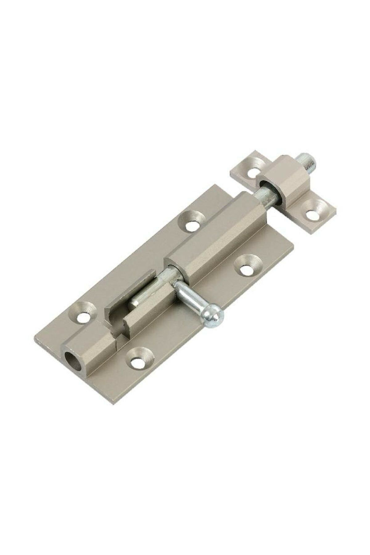 Alüminyum Mavzer Sürgü Kapı Dolap Kapak Sürgüsü 7cm Saten