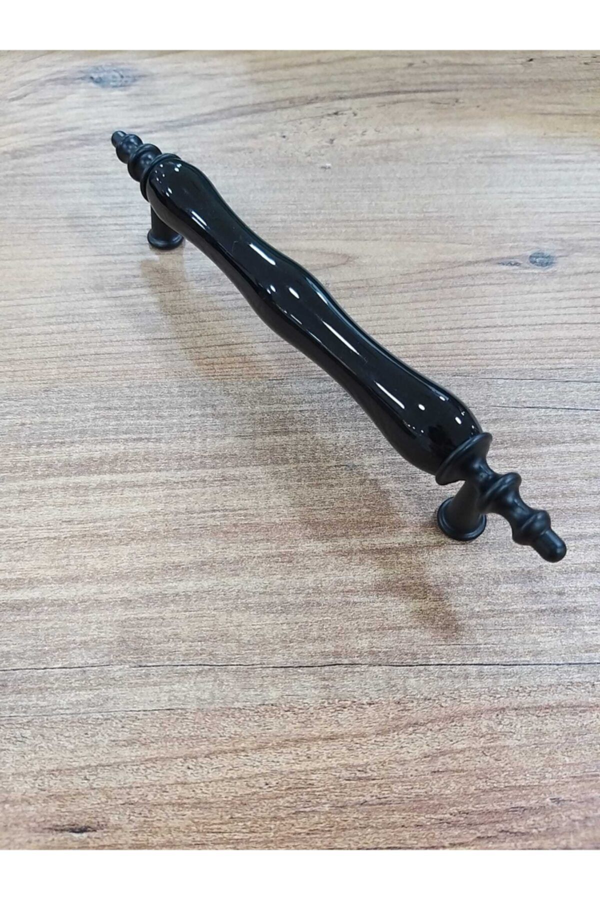 1120-85-000s Siyah Rustik Porselen Kulp Mobilya Vestiyer Çekmece Dolap Komidin Şifonyer Kulbu 128mm