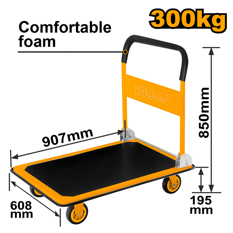Katlanabilir Platform El Arabası 300 kg
