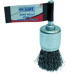 GRİ TELLİ PİMLİ KALEM FIRÇA 17 mm
