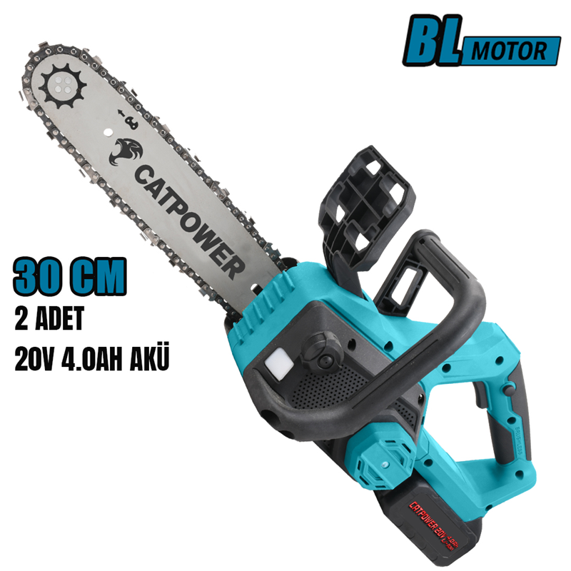 KÖMÜRSÜZ AKÜLÜ AĞAÇ KESME 30CM Li-iON 20V 4.0Ah