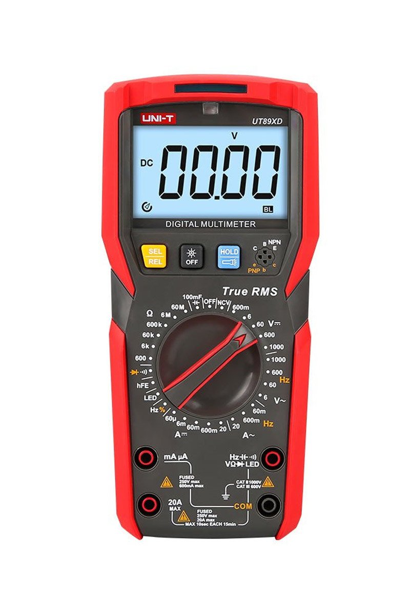 UNİ-T UT89XD TRUE RMS DİJİTAL MULTİMETRE (led testeli)