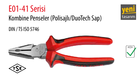 Ceta Form E01-41-160 Kombine Pense (Polisajlı/DuoTech Sap)