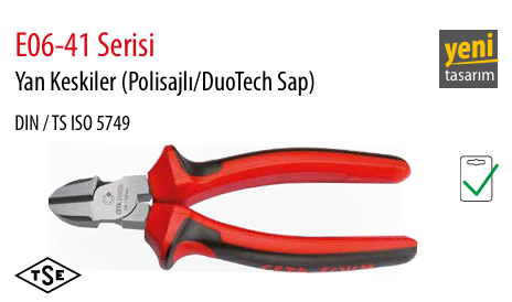 Ceta Form E06-41-180 Yan Keski(Polisajlı/DuoTech Sap)