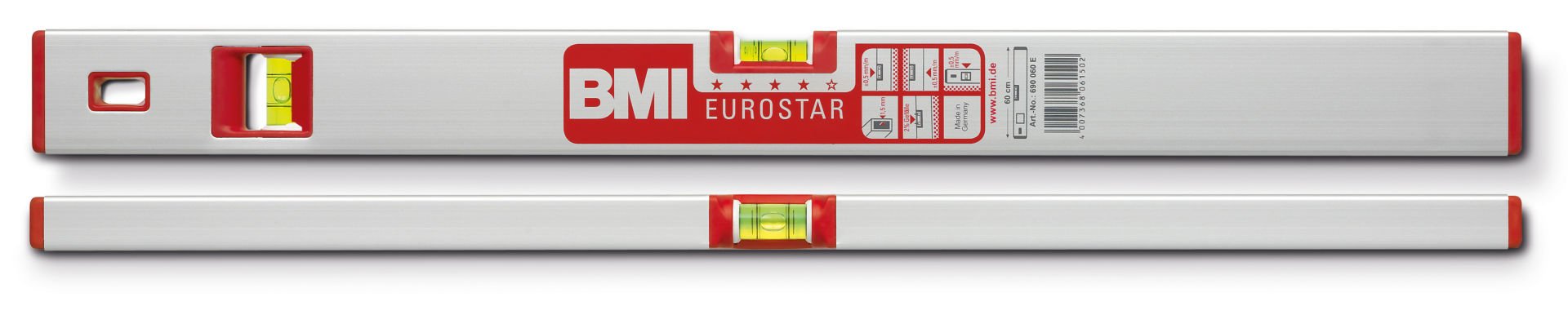BMI EURO STAR 690040E ALÜMİNYUM SU TERAZİSİ 40cm
