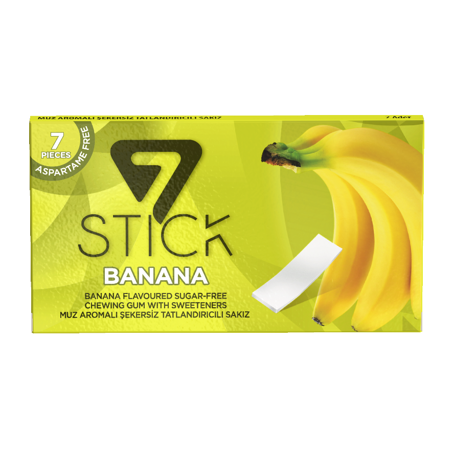 7STICK SEKERSIZ 7LI MUZ AROMALI SAKIZ 14,5gr