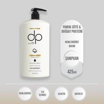 Dp Şampuan Pamuk Sütü ve Buğday Proteini 425 ml