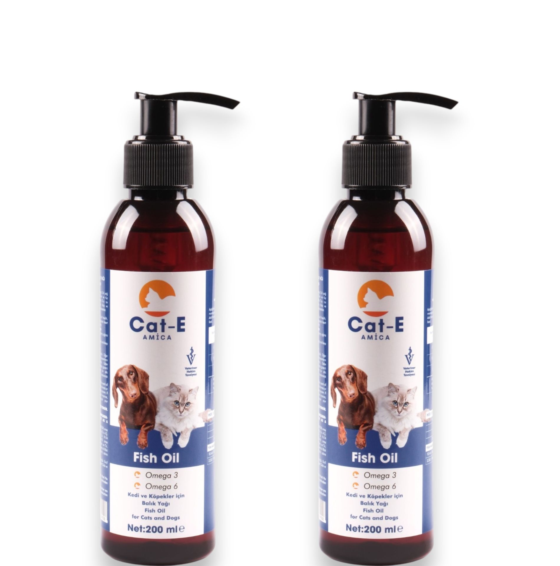 BALIK YAĞI (FİSH OİL) KEDİ VE KÖPEKLER İÇİN 2Lİ SET